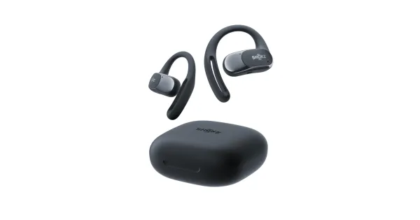美品 SHOKZ OPENFIT AIR ブラック　2 OpenFit Air オープンイヤーイヤホン - Shokz (ショックス) 日本